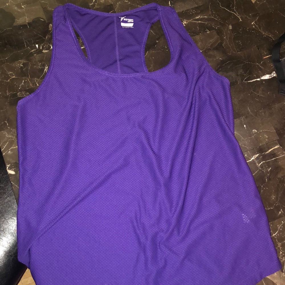 Purple old navy active top